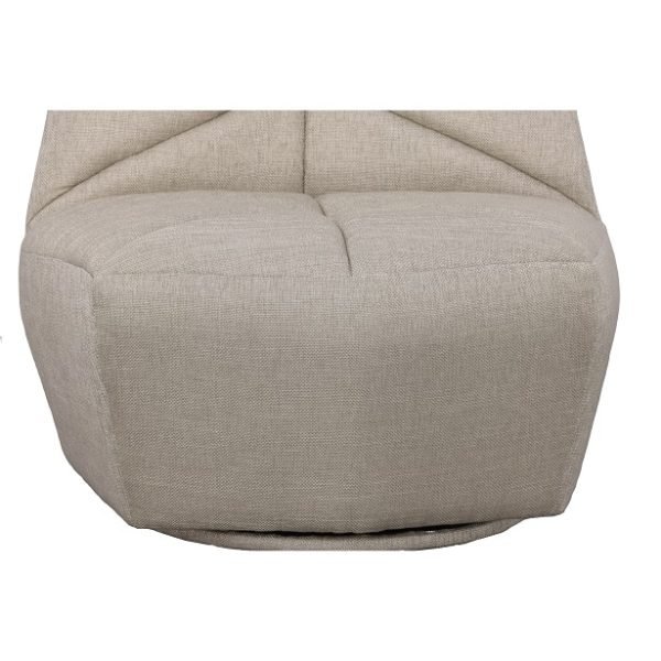 Divani Casa Tomlin - Contemporary Grey Woven Fabric Accent Chair - Image 5