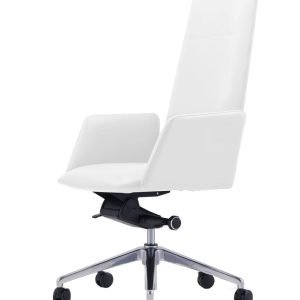 Modrest Tricia - Modern White High Back Executive Office Chair