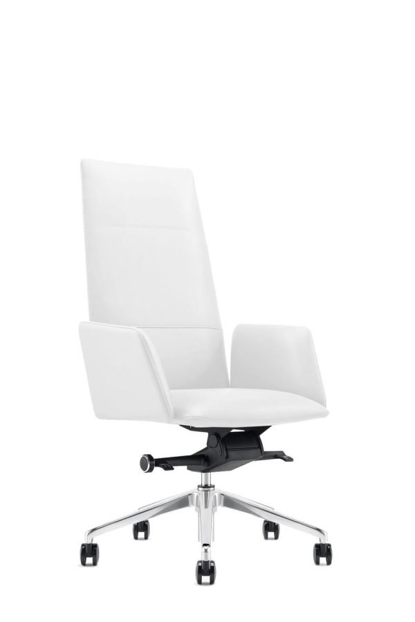 Modrest Tricia - Modern White High Back Executive Office Chair - Image 3