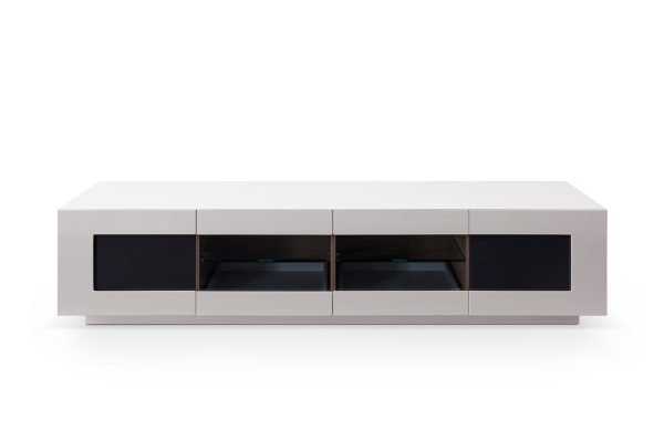 Modrest Frost Modern Small Grey TV Unit - Image 4