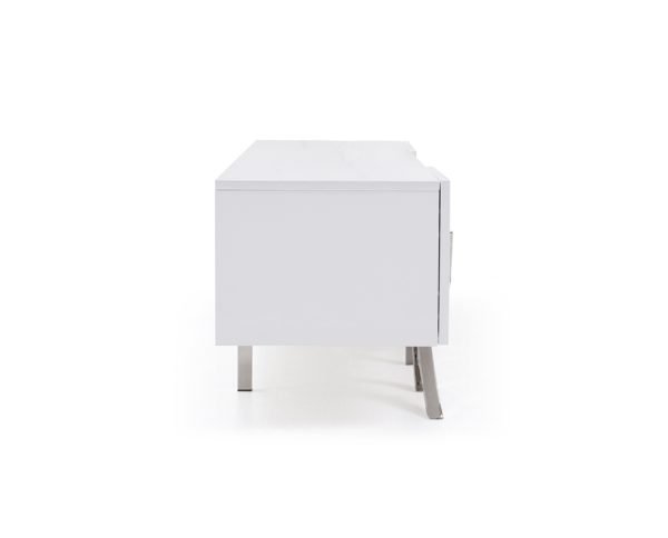 Modrest Legend 79"-Wide Modern White TV Stand - Image 4