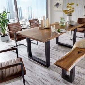 Modrest Taylor - X-Large 102" Modern Live Edge Wood Dining Table