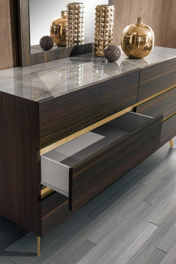 Nova Domus Velondra - Queen Modern Eucalypto + Marble Bedroom Set - Image 3