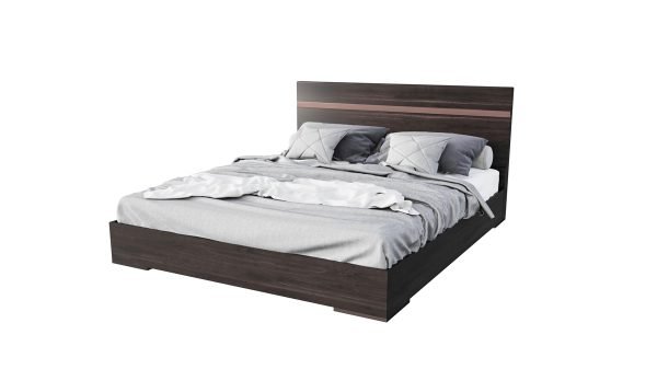 Nova Domus Benzon Italian Modern Dark Rovere Bedroom Set - Image 5