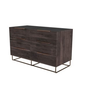 Nova Domus Benzon Italian Modern Dark Rovere Dresser