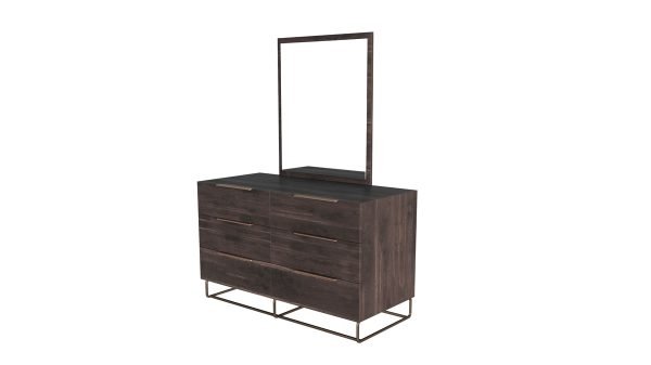 Nova Domus Benzon Italian Modern Dark Rovere Dresser - Image 3