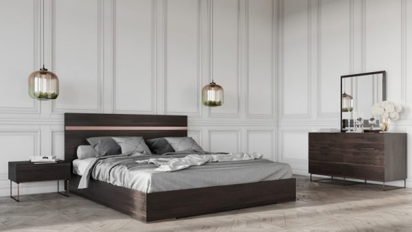 Nova Domus Benzon Italian Modern Dark Rovere Dresser - Image 2
