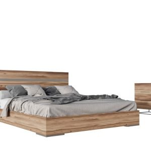 Nova Domus Lorenzo Italian Modern Light Oak Mirror