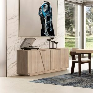 Nova Domus Victoria - Italian Modern Walnut Caracalla Buffet