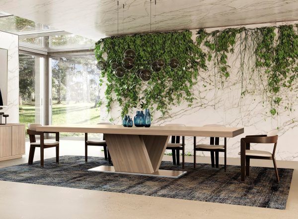 Nova Domus Victoria - Italian Modern Walnut Caracalla Extendable Dining Table - Image 2