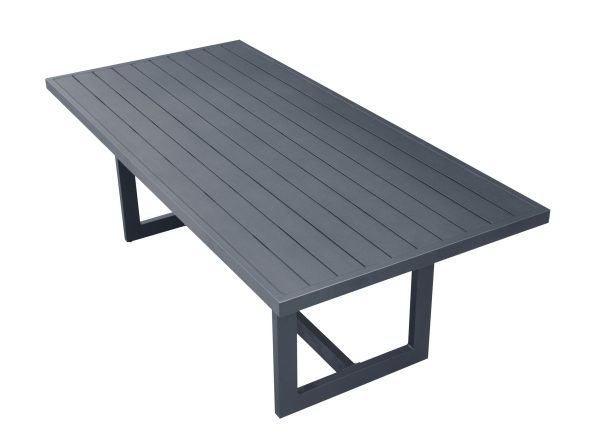 Renava Wake + Kayak - Modern Outdoor Grey Dining Table Set - Image 3