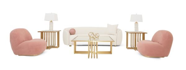 Modrest - Winfree Modern Off White Fabric 3-Seater Sofa - Image 5