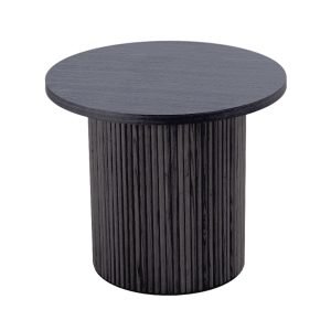 Modrest - Rawlins Modern Mid Century Black Ash Round End Table