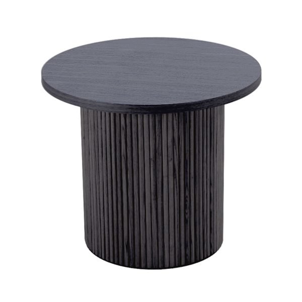 Modrest - Rawlins Modern Mid Century Black Ash Round End Table