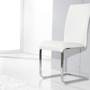 Crane - Modern White Dining Chair (Set of 2)
