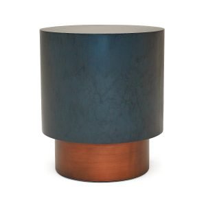 Modrest Zachary - Modern Metal & Antique Copper End Table