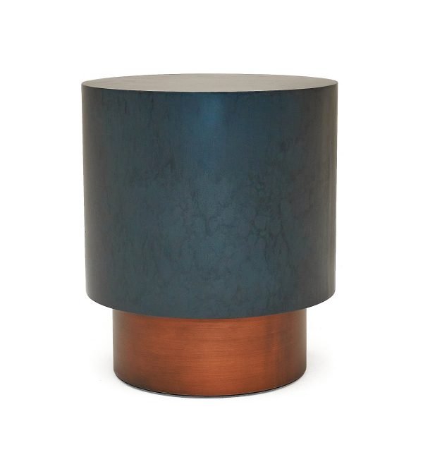 Modrest Zachary - Modern Metal & Antique Copper End Table