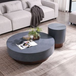 Modrest Zachary - Modern Metal & Antique Copper Coffee Table