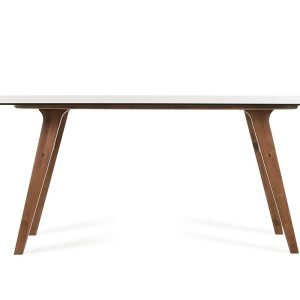 Modrest Zeppelin Mid-Century Smoked Glass Dining Table